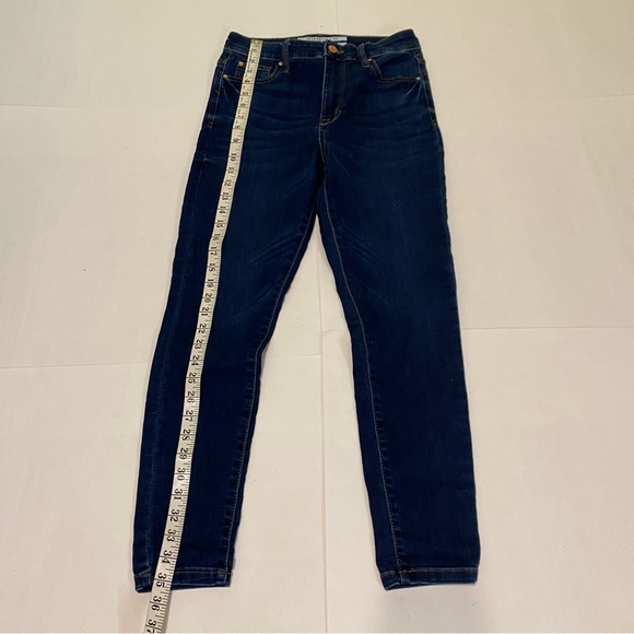 🍁Celebrity Pink Women's Deep Blue High Rise Ankle Skinny Jeans - Picture 8 of 11